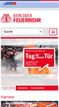 Mobile Screenshot of feuerwehr-berlin.de